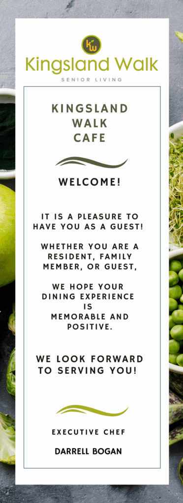 cafe menu
